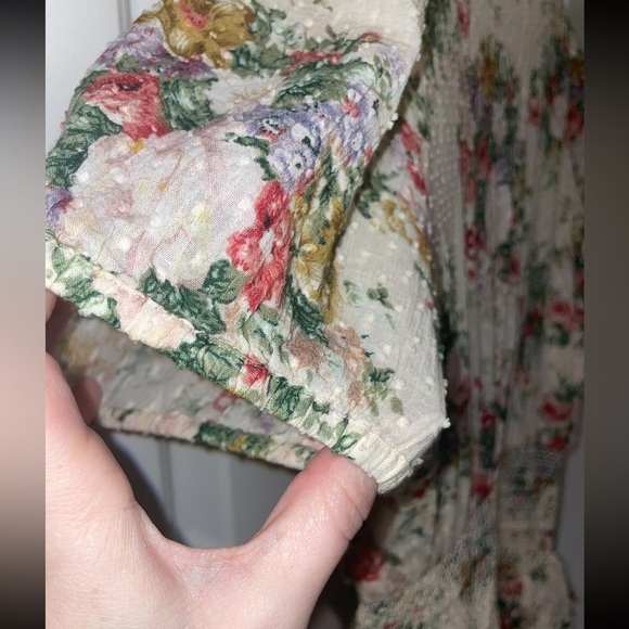 New! Love Shack Fancy Keelin Floral Lace Mini Dress in Shining Gemstone 🌺 Small - Picture 12 of 16